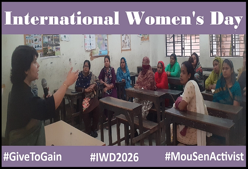 International Women's Day, Mou Sen Activist, Women Safety Workshop, Prevention of Sexual Harassment at Workplace, Activist Mou Sen